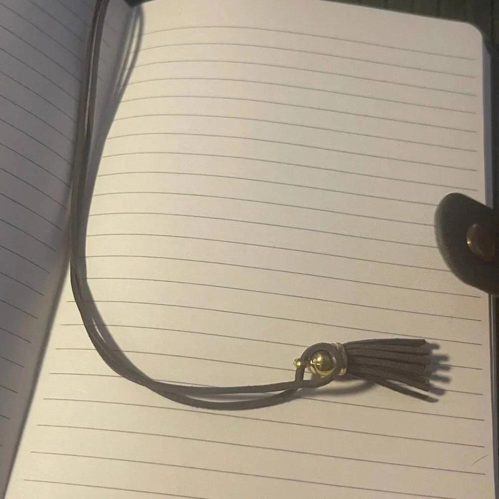 Brown Faith Journal Notebook with 'This Is How I Fight My Battles' Cover
